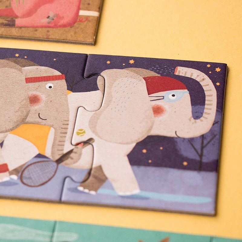 9 progresivos de animales salvajes